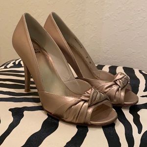 Stuart Weitzman Golden Bronze Heels